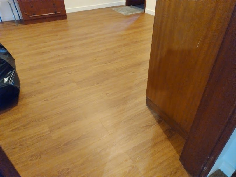 Piso laminado instalado
